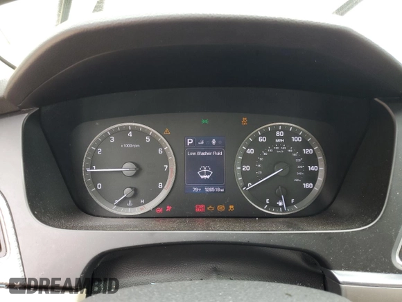 2016 Hyundai Sonata SE with VIN 5NPE24AF2GH407115, listed as a Copart auction lot 56308135 with 126,518 mi miles and Salvage title. Bid and sale history available at DreamBid. Image 9.