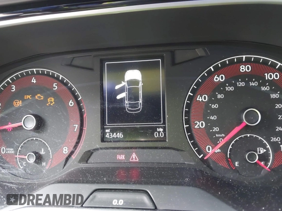 2020 Volkswagen Jetta S with VIN 3VWCB7BU0LM076901, listed as a IAAI auction lot 42589513 with 43,446 mi miles and . Bid and sale history available at DreamBid. Image 15.