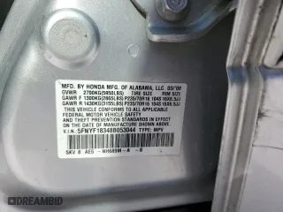 2008 Honda Pilot SE with VIN 5FNYF18348B053044, listed as a Copart auction lot 46153055 with 162,408 mi miles and Salvage Title. Bid and sale history available at carsss.com. Image 13.