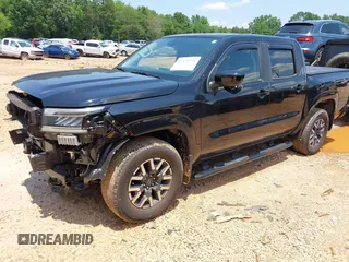2024 Nissan Frontier Pro-4X with VIN 1N6ED1EK3RN604083, listed as a IAAI auction lot 42479714 with 5,187 mi miles and . Bid and sale history available at DreamBid. Image 2.