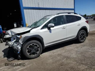 2021 Subaru Crosstrek Premium with VIN JF2GTAEC2MH387268, listed as a Copart auction lot 57310025 with 10,880 mi miles and Salvage title. Bid and sale history available at DreamBid. Image 1.