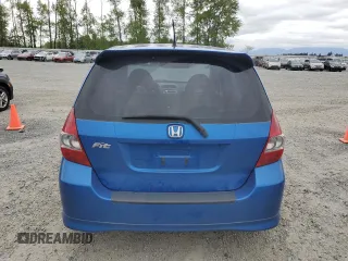 2007 Honda Fit Sport with VIN JHMGD38617S032997, listed as a Copart auction lot 54865225 with 182,428 mi miles and Salvage Title. Bid and sale history available at carsss.com. Image 6.