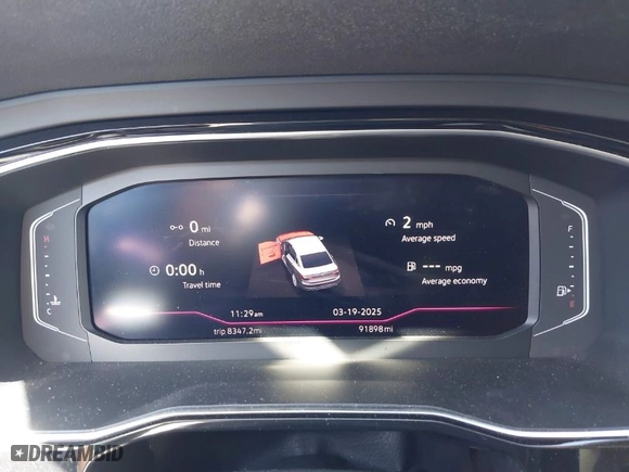 2019 Volkswagen Jetta SEL with VIN 3VWE57BUXKM242727, listed as a IAAI auction lot 41827327 with 91,898 mi miles. Bid and sale history available at carsss.com. Image 7.
