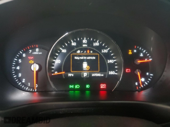2016 Kia Sorento SX with VIN 5XYPKDA55GG095072, listed as a Copart auction lot 61426975 with 147,043 mi miles and Clean title. Bid and sale history available at DreamBid. Image 9.