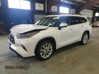 2023 Toyota Highlander L with VIN 5TDKDRBH0PS034676, listed as a Copart auction lot 60537075 with 21,714 mi miles and Salvage title. Bid and sale history available at DreamBid. Image 1.