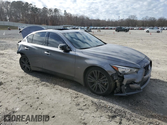 2020 Infiniti Q50 3.0t SPORT with VIN JN1EV7AP1LM205936, listed as a Copart auction lot 86048344 with 75,900 mi miles and Salvage Title. Bid and sale history available at carsss.com. Image 4.