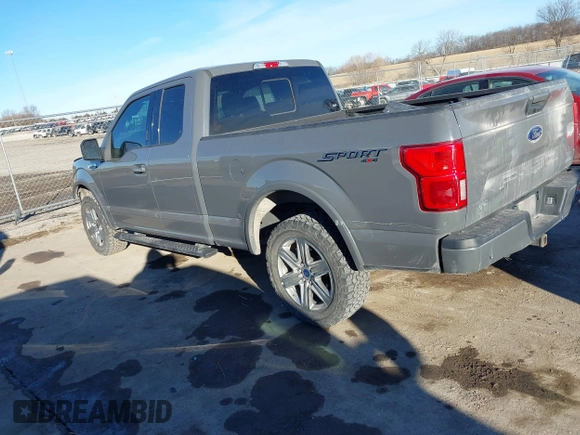 2018 Ford F-150 XL with VIN 1FTFX1EGXJFE49363, listed as a IAAI auction lot 41686737 with 78,889 mi miles and . Bid and sale history available at DreamBid. Image 3.