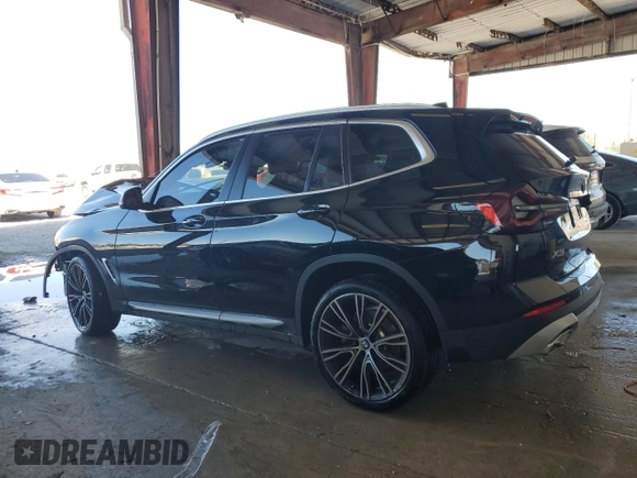 2024 BMW X3 sDrive30i with VIN WBX47DP08RN286581, listed as a Copart auction lot 42040215 with 5,660 mi miles and Non Repairable. Bid and sale history available at DreamBid. Image 2.