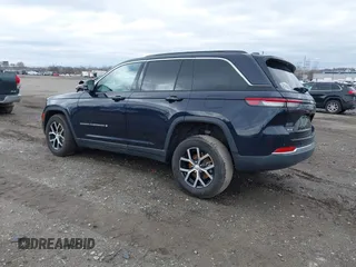 2024 Jeep Grand Cherokee Limited with VIN 1C4RJHBG2RC200659, listed as a IAAI auction lot 41806655 with 7,389 mi miles and . Bid and sale history available at DreamBid. Image 3.