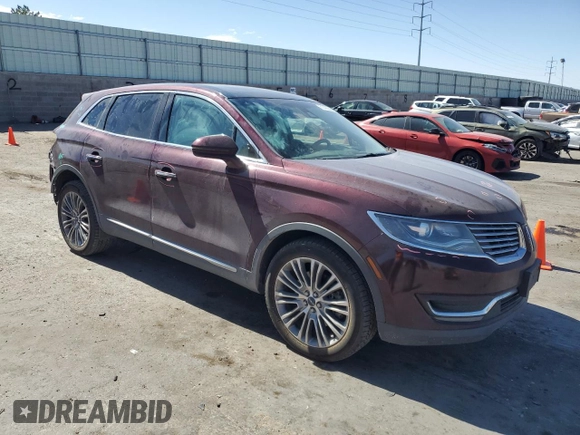 2017 Lincoln MKX Reserve with VIN 2LMPJ8LR7HBL19751, listed as a Copart auction lot 61425825 with 97,757 mi miles and Salvage title. Bid and sale history available at DreamBid. Image 4.