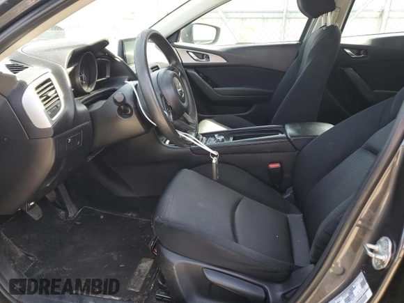 2017 Mazda 3 Sport with VIN 3MZBN1K76HM139999, listed as a Copart auction lot 53431585 with 96,083 mi miles and Non Repairable. Bid and sale history available at carsss.com. Image 7.