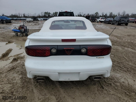 2002 Pontiac Firebird Trans Am with VIN 2G2FV32G922111210, listed as a Copart auction lot 42975575 with 104,583 mi miles and Salvage Title. Bid and sale history available at carsss.com. Image 6.