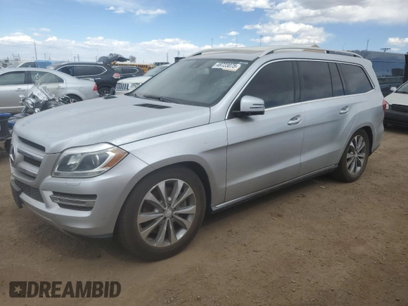 2013 Mercedes-Benz GL 450 z VIN 4JGDF7CE6DA242965, wystawiony jako Copart lot #49723075 z przebiegiem 160 994 mil mil oraz Czysty tytuł • Clean title. Historia ofert i sprzedaży dostępna na DreamBid. Obrazek 1.