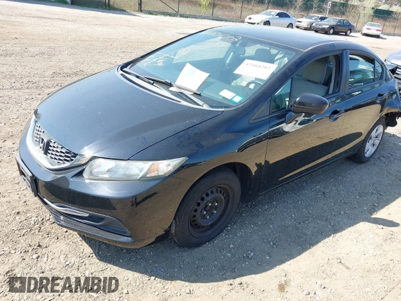 2014 Honda Civic Sedan LX with VIN 19XFB2F55EE219490, listed as a IAAI auction lot 42104202 with 142,638 mi miles. Bid and sale history available at carsss.com. Image 18.