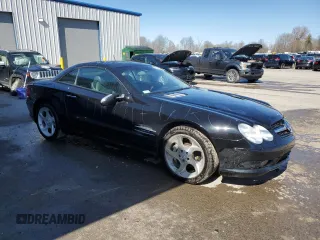2004 Mercedes-Benz SL with VIN WDBSK76F24F068891, listed as a Copart auction lot 53531585 with 52,442 mi miles and Salvage title. Bid and sale history available at DreamBid. Image 4.