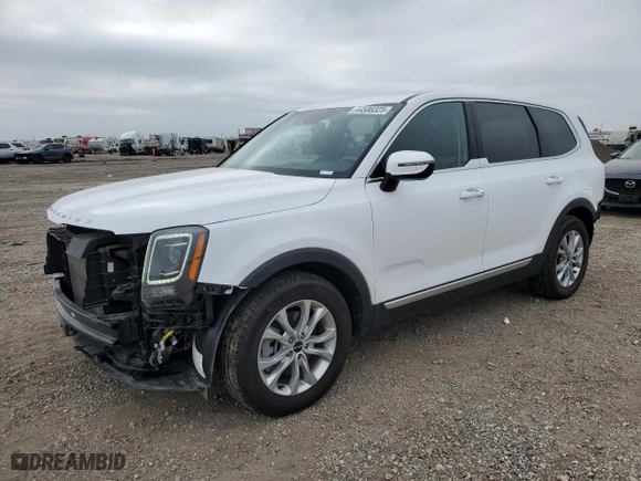 2022 Kia Telluride LX with VIN 5XYP2DHC2NG254924, listed as a Copart auction lot 44586325 with 16,232 mi miles and Salvage Title. Bid and sale history available at carsss.com. Image 1.