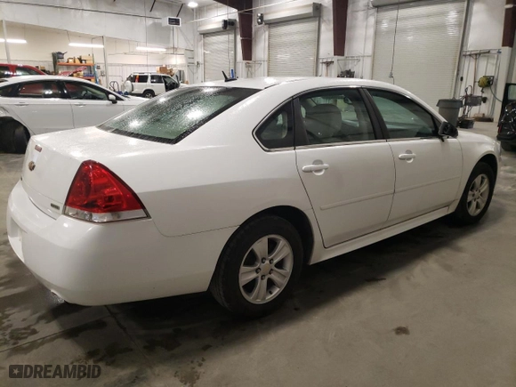 2015 Chevrolet Impala Limited LS with VIN 2G1WA5E34F1127900, listed as a Copart auction lot 52088595 with 267,980 mi miles and Clean Title. Bid and sale history available at carsss.com. Image 3.