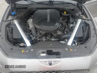2022 Genesis G70 3.3T with VIN KMTG54TE0NU094803, listed as a Copart auction lot 79258544 with 42,832 mi miles and Salvage Title. Bid and sale history available at DreamBid. Image 12.