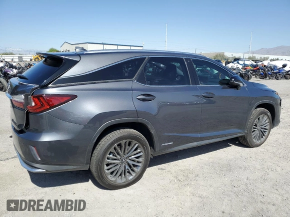 2022 Lexus RX with VIN JTJHGKFAXN2022736, listed as a Copart auction lot 53705284 with 24,642 mi miles and Salvage Title. Bid and sale history available at carsss.com. Image 3.