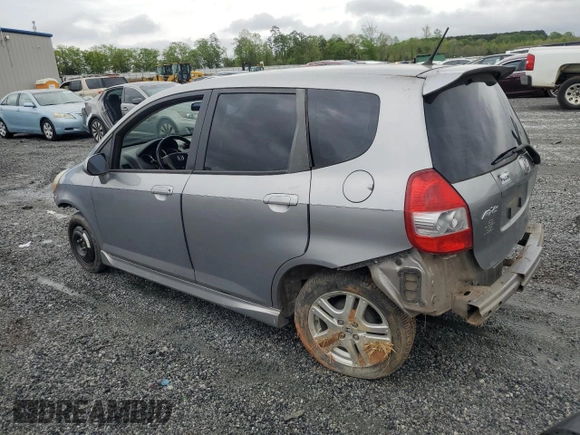 2007 Honda Fit Sport with VIN JHMGD37667S009247, listed as a Copart auction lot 52100505 with 154,019 mi miles and Non Repairable. Bid and sale history available at carsss.com. Image 2.