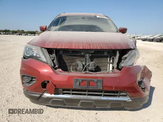 2017 Nissan Pathfinder Platinum with VIN 5N1DR2MN5HC908474, listed as a Copart auction lot 75912174 with 87,459 mi miles and Salvage Title. Bid and sale history available at carsss.com. Image 5.