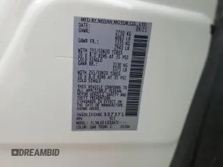 2024 Infiniti QX60 Luxe with VIN 5N1DL1FSXRC337371, listed as a Copart auction lot 46579505 with 11,104 mi miles and Clean title. Bid and sale history available at DreamBid. Image 13.