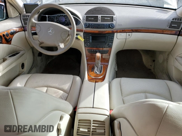 2003 Mercedes-Benz E-Class 3.2L with VIN WDBUF65J93A115990, listed as a Copart auction lot 43059615 with 39,025 mi miles and Salvage Title. Bid and sale history available at carsss.com. Image 8.