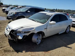 2007 Acura TL with VIN 19UUA66217A023321, listed as a Copart auction lot 49431935 with 158,451 mi miles and Salvage Title. Bid and sale history available at carsss.com. Image 1.