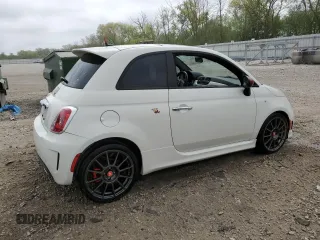 2013 FIAT 500 Abarth with VIN 3C3CFFFH4DT623100, listed as a Copart auction lot 56852725 with 109,387 mi miles and Non repairable. Bid and sale history available at DreamBid. Image 3.