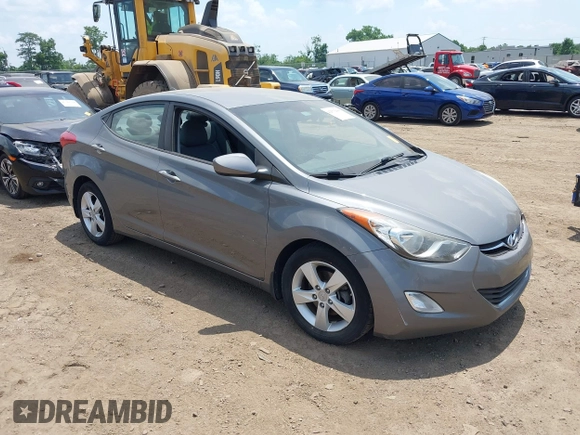 2013 Hyundai Elantra GLS with VIN 5NPDH4AE0DH309679, listed as a IAAI auction lot 42573400 with 173,948 mi miles and . Bid and sale history available at DreamBid. Image 1.
