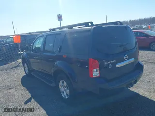 2008 Nissan Pathfinder S with VIN 5N1AR18U98C619550, listed as a IAAI auction lot 41727153 with 194,346 mi miles. Bid and sale history available at carsss.com. Image 3.