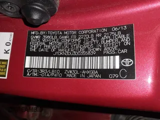 2013 Toyota Prius One with VIN JTDKN3DU3D0355839, listed as a IAAI auction lot 41563869 with 101,421 mi miles and . Bid and sale history available at DreamBid. Image 9.