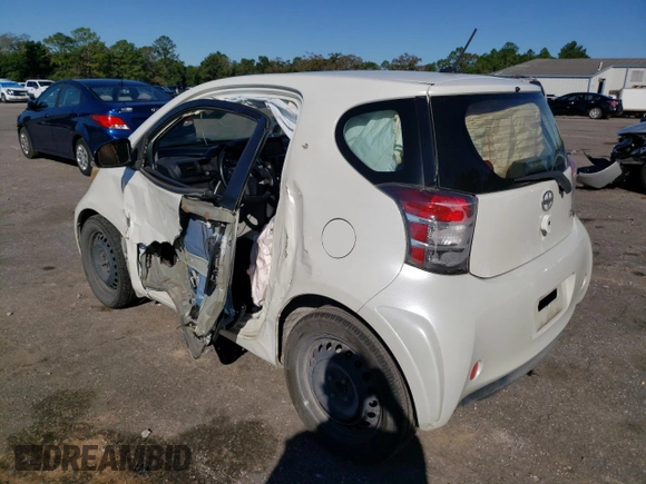 2012 Scion iQ with VIN JTNJJXB00CJ020346, listed as a Copart auction lot 80783494 with 142,577 mi miles and Salvage Title. Bid and sale history available at carsss.com. Image 2.