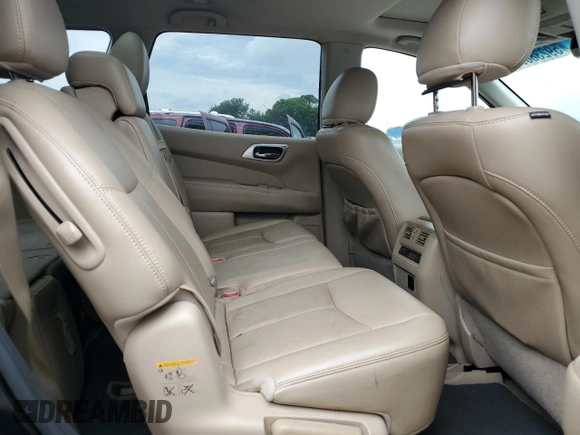 2015 Nissan Pathfinder Platinum with VIN 5N1AR2MM1FC601911, listed as a Copart auction lot 59238095 with 222,680 mi miles and Salvage title. Bid and sale history available at DreamBid. Image 11.