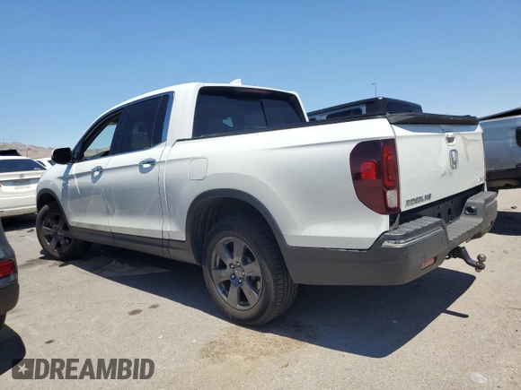 2020 Honda Ridgeline RTL-E z VIN 5FPYK3F79LB011109, wystawiony jako Copart lot #56551735 z przebiegiem 86 832 mil mil oraz Szkoda całkowita • Salvage title. Historia ofert i sprzedaży dostępna na DreamBid. Obrazek 2.