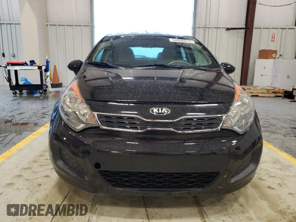 2012 Kia Rio LX with VIN KNADM5A36C6017394, listed as a Copart auction lot 54950815 with 121,300 mi miles and Clean Title. Bid and sale history available at DreamBid. Image 5.