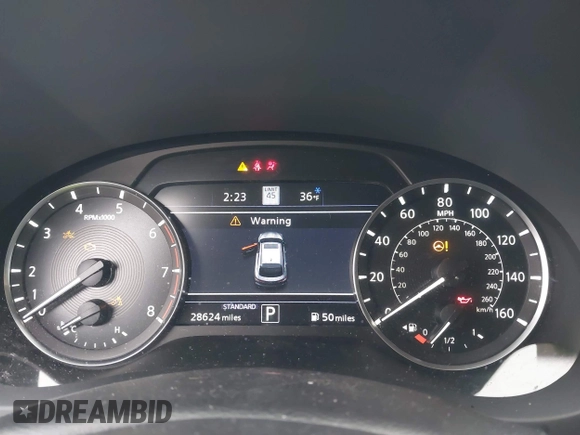 2023 Infiniti QX55 Essential with VIN 3PCAJ5KR7PF100554, listed as a IAAI auction lot 41498341 with 28,624 mi miles and . Bid and sale history available at DreamBid. Image 7.