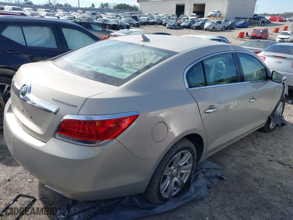 2012 Buick LaCrosse Leather with VIN 1G4GC5E39CF343974, listed as a IAAI auction lot 41211101 with 1 mi miles. Bid and sale history available at carsss.com. Image 4.