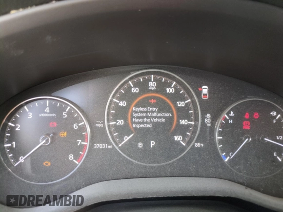 2021 Mazda 3 S with VIN JM1BPAAL9M1345188, listed as a Copart auction lot 47891095 with 37,031 mi miles and Salvage title. Bid and sale history available at DreamBid. Image 9.