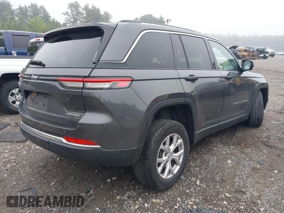 2022 Jeep Grand Cherokee Limited with VIN 1C4RJHBG8N8542971, listed as a IAAI auction lot 40074278 with Not provided miles and . Bid and sale history available at DreamBid. Image 4.