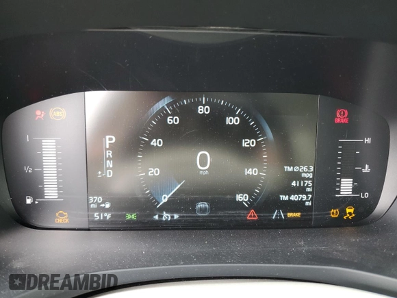 2019 Volvo S60 Momentum with VIN 7JR102FK9KG002057, listed as a Copart auction lot 48382804 with 41,175 mi miles. Bid and sale history available at carsss.com. Image 9.