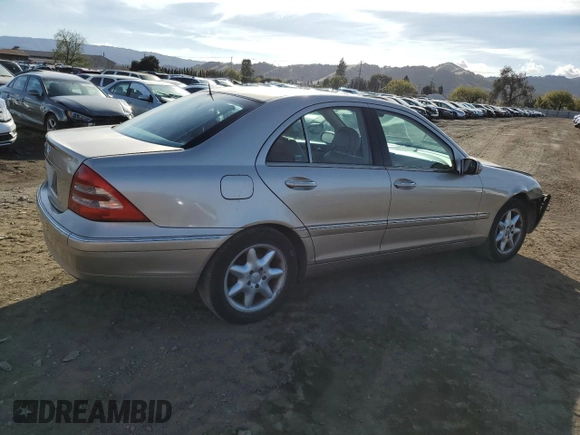 2001 Mercedes-Benz C 230/260/280/320 z VIN WDBRF61J91F024553, wystawiony jako Copart lot #80091594 z przebiegiem Nie podano mil oraz Szkoda całkowita • Salvage title. Historia ofert i sprzedaży dostępna na DreamBid. Obrazek 3.