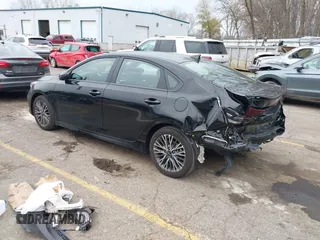 2024 Kia Forte GT-Line with VIN 3KPF54AD8RE756085, listed as a IAAI auction lot 40882987 with 7,260 mi miles and . Bid and sale history available at carsss.com. Image 3.