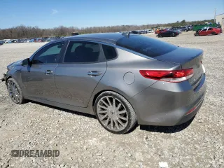 2018 Kia Optima LX with VIN 5XXGT4L34JG193319, listed as a Copart auction lot 47894445 with 122,077 mi miles and Salvage Title. Bid and sale history available at carsss.com. Image 2.