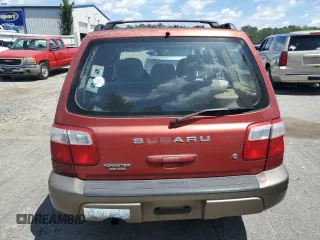 2002 Subaru Forester S with VIN JF1SF65522H736740, listed as a Copart auction lot 60640175 with 318,267 mi miles and Salvage title. Bid and sale history available at DreamBid. Image 6.