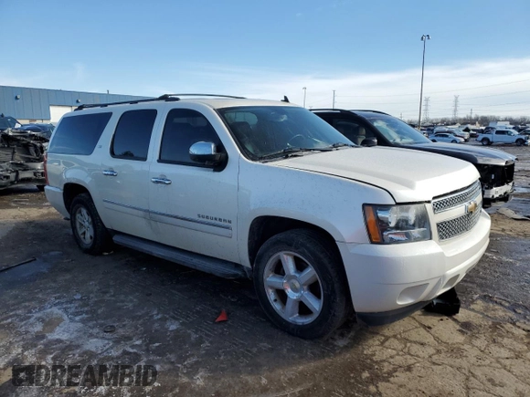 2010 Chevrolet Suburban LTZ with VIN 1GNUKKE34AR129518, listed as a Copart auction lot 44258685 with 207,002 mi miles and Clean Title. Bid and sale history available at carsss.com. Image 4.