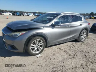 2019 Infiniti QX30 ESSENTIAL with VIN SJKCH5CP5KA008696, listed as a Copart auction lot 42027805 with 28,337 mi miles and Salvage Title. Bid and sale history available at carsss.com. Image 1.
