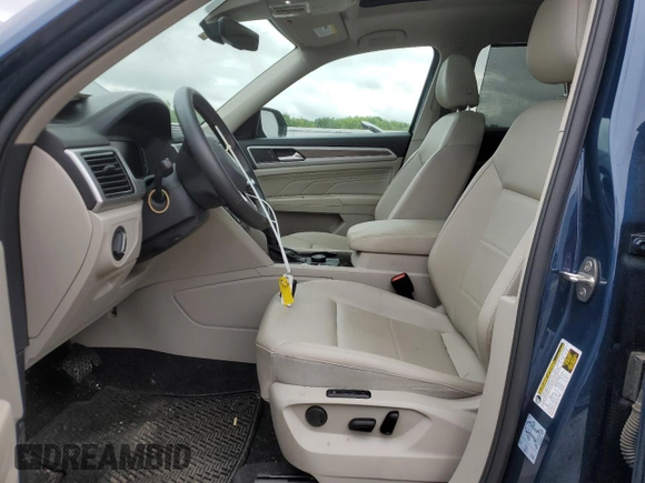 2021 Volkswagen Atlas SEL with VIN 1V2BR2CA8MC576209, listed as a Copart auction lot 57520615 with 63,575 mi miles and Salvage title. Bid and sale history available at DreamBid. Image 7.