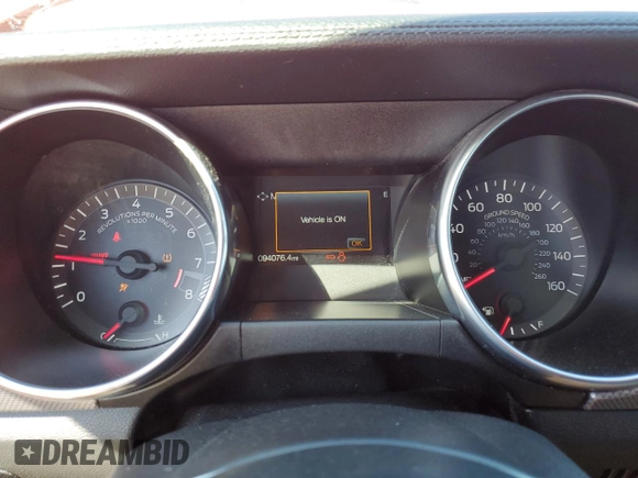 2018 Ford Mustang GT with VIN 1FA6P8CFXJ5178562, listed as a Copart auction lot 49602375 with 94,076 mi miles and Salvage Title. Bid and sale history available at DreamBid. Image 9.