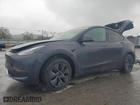 2024 Tesla Model Y with VIN 7SAYGDED1RA321691, listed as a Copart auction lot 52153945 with 7,544 mi miles and Salvage Title. Bid and sale history available at DreamBid. Image 1.